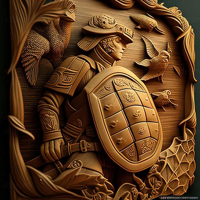 3D модель Гра Капітан Морган і золота черепаха (STL)